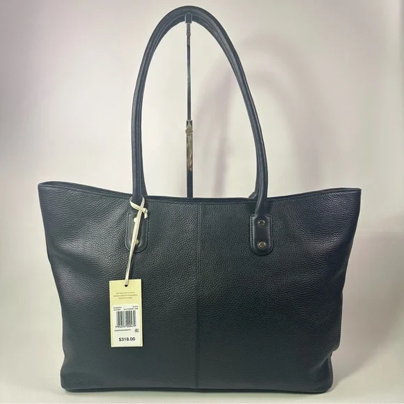 NEW RADLEY LONDON SOUTHWARK LANE BLACK LEATHER ZIP AROUND TOTE - Picture 3 of 14